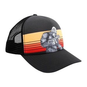 Black Rifle Tactisquatch Trucker Hat in Black